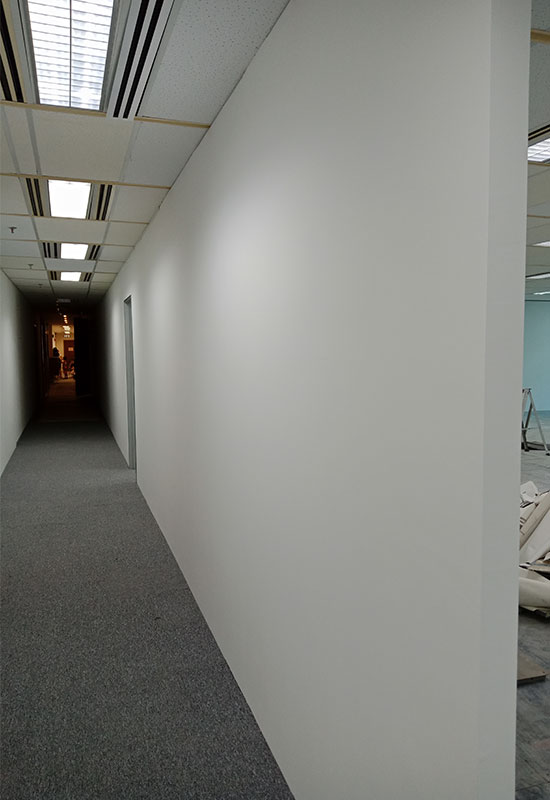 False ceiling installation