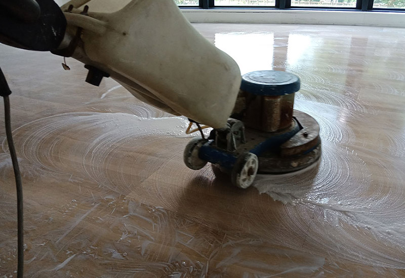 Floor revarnishing and polishing services Singapore