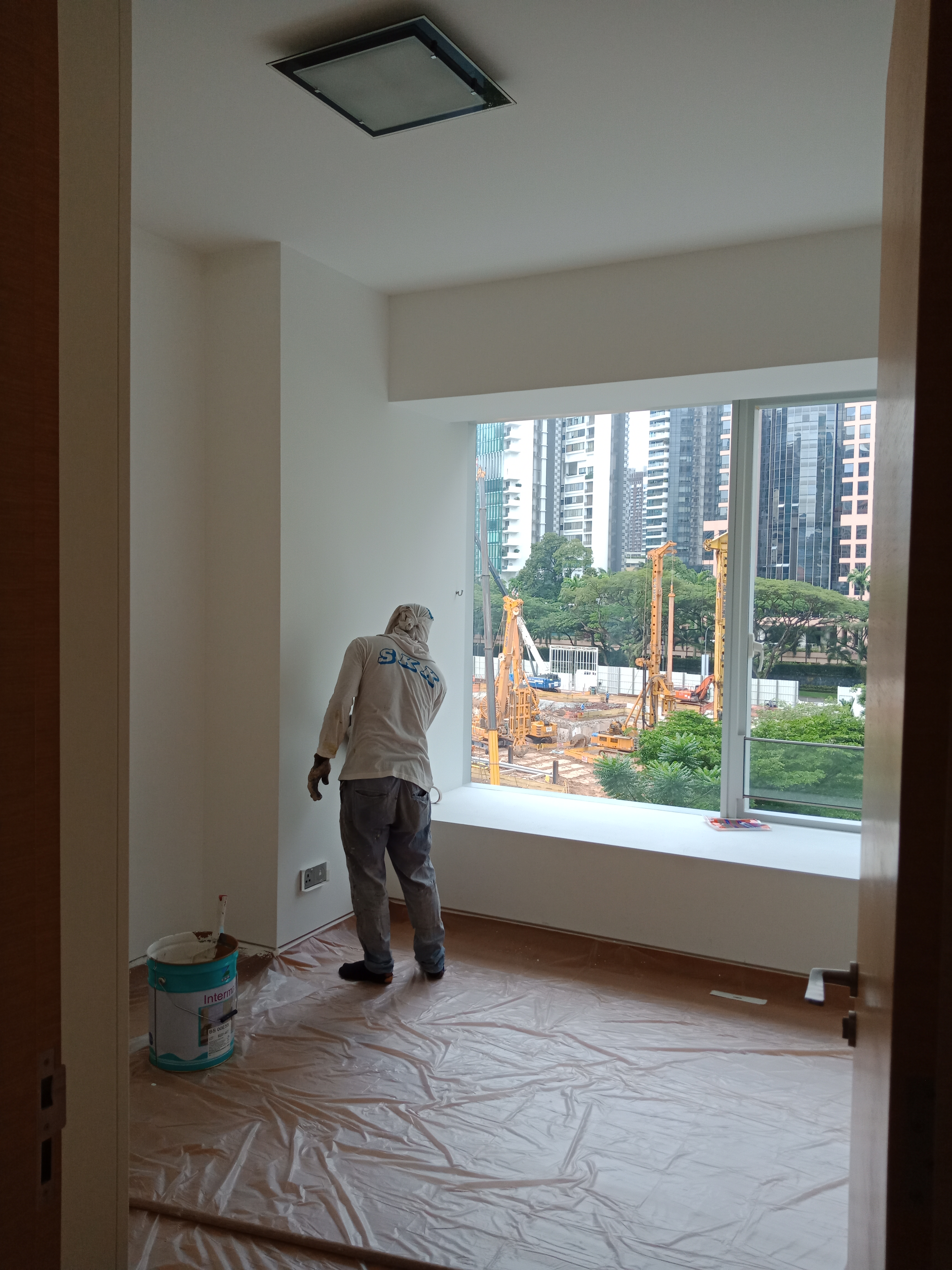 The Palette Condo Painting Project - professional painting service Singapore